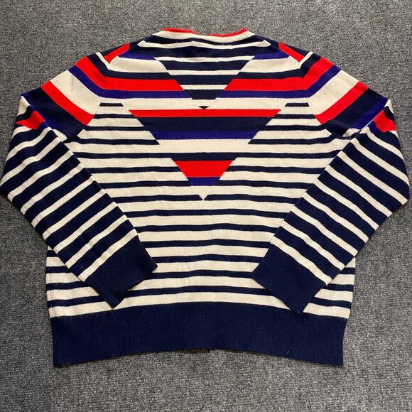 Polo Ralph Lauren Womens Size XL Hotel De Ralph Optic Stripe Cashmere Sweater - Picture 3 of 10